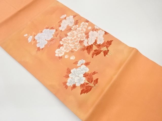 花模様織出し名古屋帯